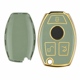 Mercedes-Benz SmartKey Chrome Key Protective Case 3 Buttons