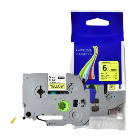 Compatible Brother TZe-611 label tape