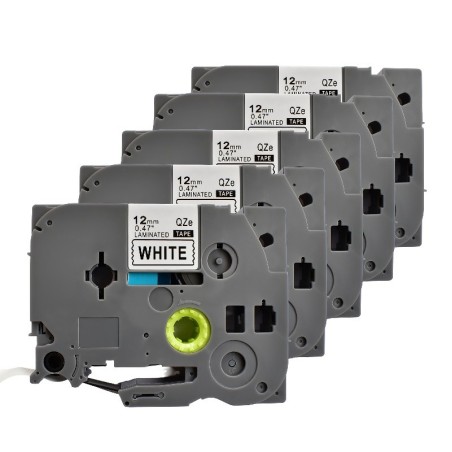 Pack of 5 compatible TZe-231 label tapes