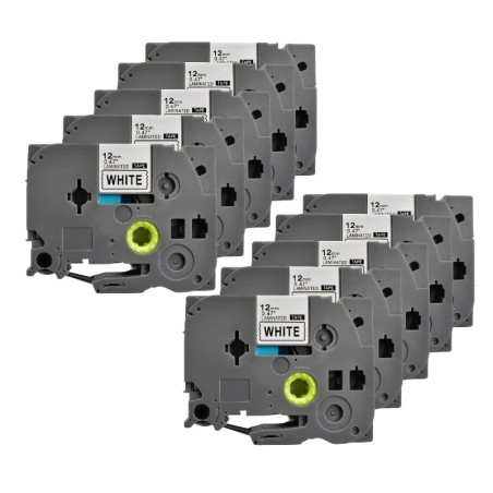 Pack of 10 compatible label tapes TZe-231