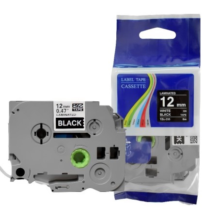 Compatible Brother TZe-335 laminated label tape