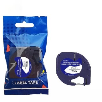 Compatible label tape Dymo LetraTag 91201