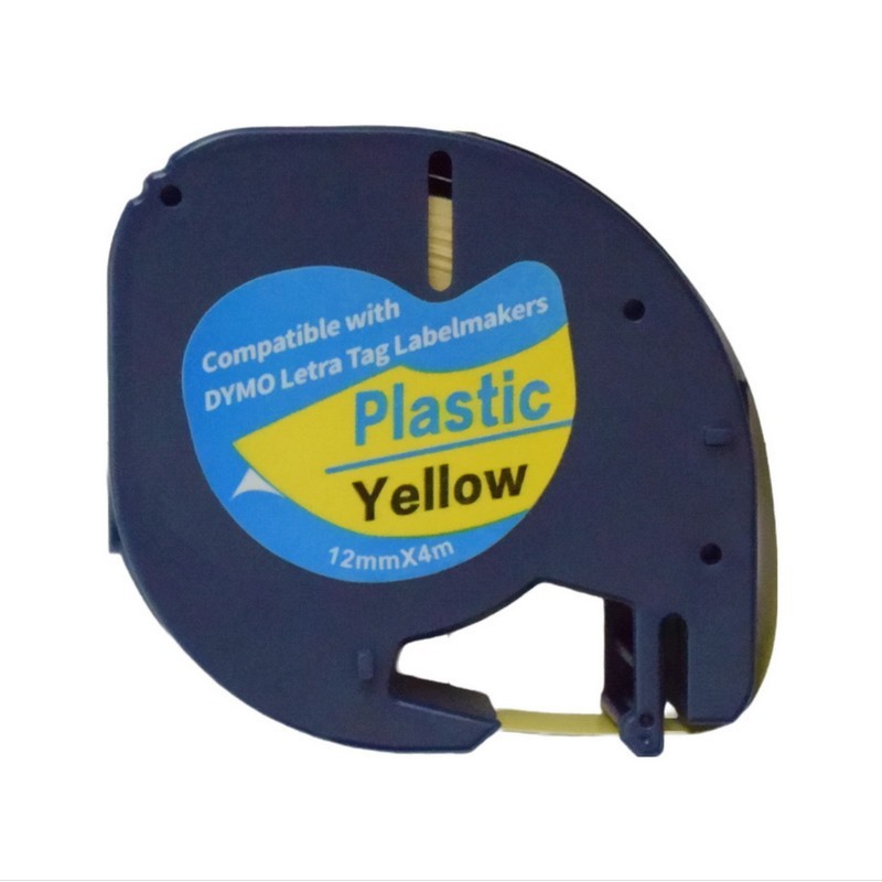 Compatible label tape Dymo LetraTag 91202 Compatible label tape Dymo LetraTag 91202