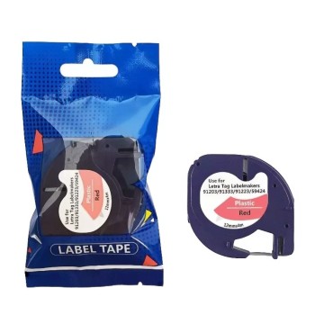 Compatible label tape Dymo LetraTag 91203