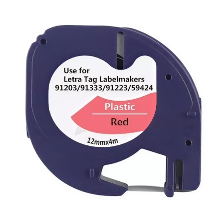 Compatible label tape Dymo LetraTag 91203