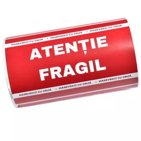 Etichete autoadezive FRAGIL 62x102 mm