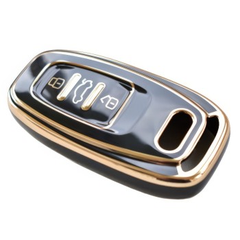 Car key protection cover AUDI A4, A5, A6, A7, A8, Q5, Q8, R8, S4, S5, S6, S7, RS4, RS5, RS6, RS7 black color