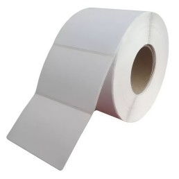 Rolă etichete autoadezive albe 45x35 mm